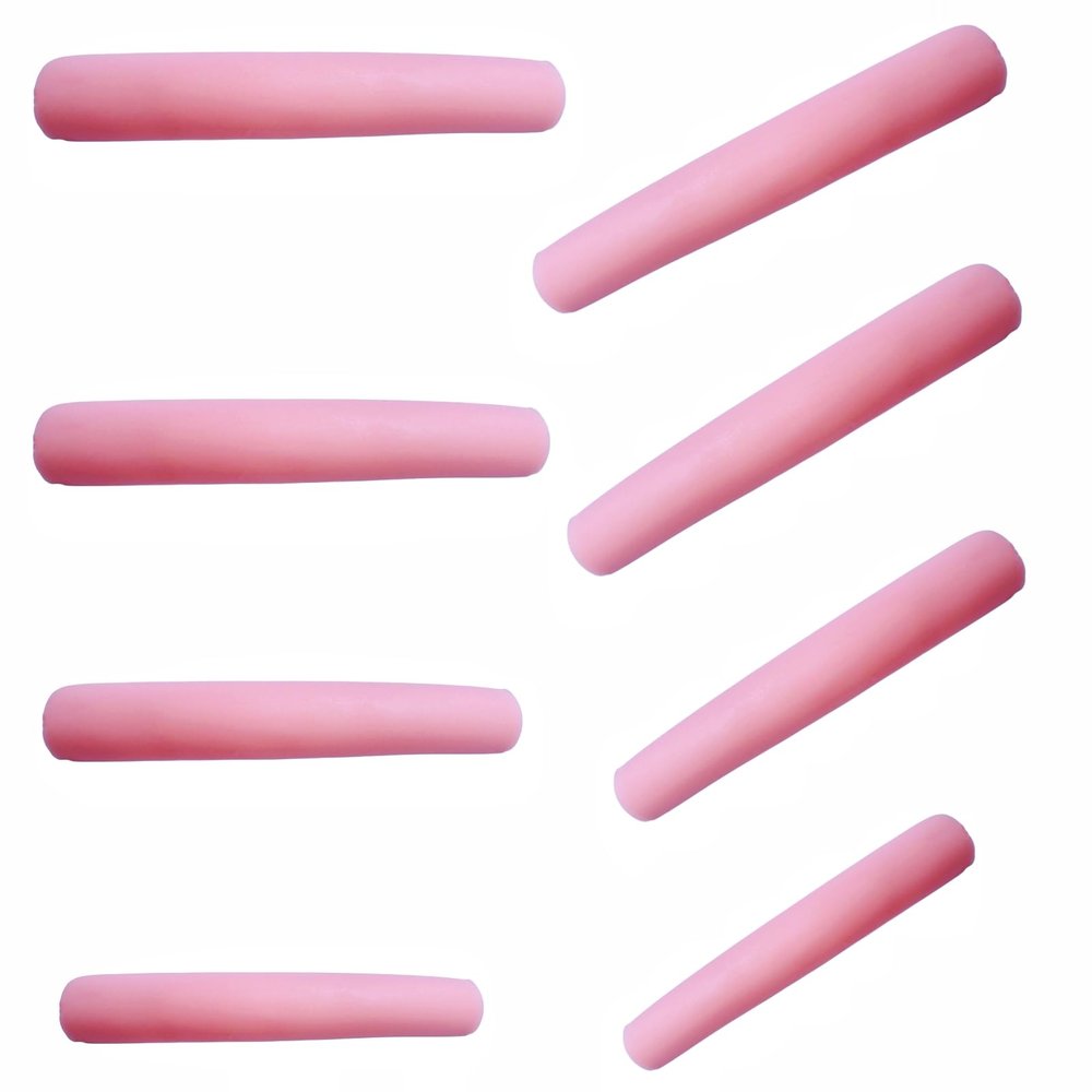 Lash Lift Shields U Curl Eyelash Lifting Shield Natural Curling Lami Lamination Roller Soft Silicone Perm Rod Perming Pad Set for Lash Lift and Perm(Pink Elle Round Rod)