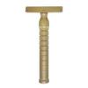 The Goodfellas Smile Bayonetta CNCMachined 100% Brass DoubleEdge Safety Razor  Precision Comfort Shave Design, SandBlasted Satin Finish, Crafted in Italy view 1