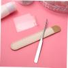 Balacoo Palette Nail Cosmetic Polish Plate Makeup Spatula Mascara Wands Lipstick Applicators Makeup Plate Foundation Mixing Tray Makeup Tool Handheld Mirror Makeup Board Major Acrylic, Medium view 4