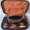Beard Care Kit - Bath and Body Bundle Men's Grooming Gift Set with Face Wash, Scruff Cream, Oil, Brush in Decorative Bag view 1