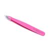 5 Pcs Professional Eyebrow Tweezers Hair Removal Slanted Tip Pink, best tweezers for womens facial hair view 1