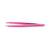 5 Pcs Professional Eyebrow Tweezers Hair Removal Slanted Tip Pink, best tweezers for womens facial hair view 2
