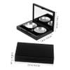 DOITOOL 3sets Empty Eyeshadow Powder Cases Lightweight Eyeshadow Storage for Makeup Accessories for Diy Cosmetics Includes Cases Round Aluminum Pans for Travel and Organizing view 2