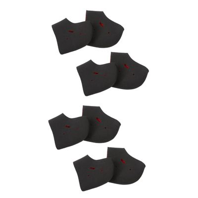 Beavorty 4pairs Heat Socks for Heel -Cracking Ankle Sleeves with Ventilation Holes Comfortable Stretchy Footwear Accessories for Running Walking and Standing