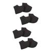 Beavorty 4pairs Heat Socks for Heel -Cracking Ankle Sleeves with Ventilation Holes Comfortable Stretchy Footwear Accessories for Running Walking and Standing view 1