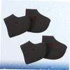 Beavorty 4pairs Heat Socks for Heel -Cracking Ankle Sleeves with Ventilation Holes Comfortable Stretchy Footwear Accessories for Running Walking and Standing view 4