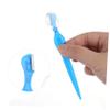 DOITOOL Stainless Steel Eyebrow Trimmer and Facial Hair Removal Razor for Women Handle Grooming Kit Portable Eyebrow Shaping Tool for Precise Hair Removal Random Color view 2