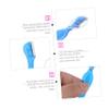 DOITOOL Stainless Steel Eyebrow Trimmer and Facial Hair Removal Razor for Women Handle Grooming Kit Portable Eyebrow Shaping Tool for Precise Hair Removal Random Color view 4