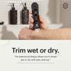 MANSCAPED The Lawn Mower 3.0 Plus Groin & Body Hair Trimmer  Updated SkinSafe Trimmer Blade, Waterproof Wet/Dry Groomer, USB-C Rechargeable, Mens Wireless Ball Shaver, Tuxedo Black view 3