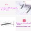 84/60 Pairs Lazy Quick Eyebrow Stickers 12 Styles Eyebrow Card Template Eyebrow Aids Guide Tattoos Makeup Tools Adjustable (60pcs) view 4