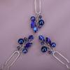 Teyglen Crystal Bride Wedding Hair Pins Blue Pearl Hair Pins Clips Wedding Hair Accessories for Bride Rhinestone Pearl Headpiece Crystal Bridal Hair Piece for Women Girls (Blue) view 4