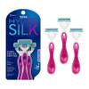 Schick Hydro Silk Ultimate Pubic Skin Protection, Disposable Razors for Women Sensitive Skin | Pubic Hair Razor for Women, Bikini Razor, Womens Razors Bikini Line, 3ct view 1