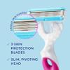 Schick Hydro Silk Ultimate Pubic Skin Protection, Disposable Razors for Women Sensitive Skin | Pubic Hair Razor for Women, Bikini Razor, Womens Razors Bikini Line, 3ct view 4
