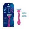 Schick Hydro Silk Ultimate Pubic Skin Protection, Bikini Razor | Razors for Women Sensitive Skin, Pubic Hair Razor for Women, Includes 1 Handle with 3 Refills view 1