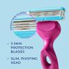 Schick Hydro Silk Ultimate Pubic Skin Protection, Bikini Razor | Razors for Women Sensitive Skin, Pubic Hair Razor for Women, Includes 1 Handle with 3 Refills view 4