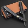 Premium Stainless Steel Shaver Razor with Shaving Strop for MenProfessional Straight Edge Barber Razor,Straight razors for men, Home & Salon Grooming Using (NO.189) view 1