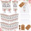 Dansib 48 Sets Winter Baby Shower Hand Cream Gift Party Favors for Guests Gift Bulk Mini Travel Size Hand Lotion Set for Guests(Rose) view 1