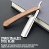 Straight razors for men Professional Straight Edge Barber Razor Premium Stainless Steel Shaver Razor with Shaving Strop for Men Home & Salon Grooming Using (NO.181) view 4