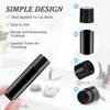 150 Pcs 5.5g Twist-up Lip Balm Tubes,Empty Plastic Chapstick Containers Rotatable Deodorant Sample Containers for DIY Lipsticks,Lip Gloss,Homemade Solid Perfume,Suitable for Filling Tray,Black view 2