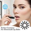 150 Pcs 5.5g Twist-up Lip Balm Tubes,Empty Plastic Chapstick Containers Rotatable Deodorant Sample Containers for DIY Lipsticks,Lip Gloss,Homemade Solid Perfume,Suitable for Filling Tray,Black view 3