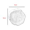 1Pc Transparent Glass Nail Art Palette Cosmetic Mixing Tools Nail Paint Palette Nail Art Mixing Palette Drawing Color Palette for Nail Art Nail Tip Holder Nail Art Display, Clear view 2