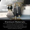 FREED Bronze Series Custom Laser-Engraved Double-Edged Safety Razor, Aluminum Alloy Material, Includes 120 Blades,it's the best gift for men,fathers or birthdays (Bronze Black) view 3