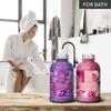 Bath Sea Salt Set 221.16Oz - Bath Salt Lavander & Rose - Lavender Essential Oil - Natural Rosewood Oil & Rose Extract - Aromatherapy - Relaxing - Body Care - Beauty - De-Stress Bath Salts view 3