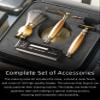 FREED Bronze Series Custom Laser-Engraved Double-Edged Safety Razor, Aluminum Alloy Material, Includes 120 Blades,it's the best gift for men,fathers or birthdays (Bronze Gold) view 4