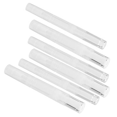 6pcs Empty Nail Oil Pens 3ml 5ml PP Refillable Bottles