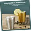 Mipcase 3pcs Men's Shaving Bowl Sturdy Shaving Bubbling Vessel Sandalwood Scent for Esthetician Use view 2