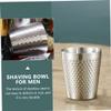 Mipcase 3pcs Men's Shaving Bowl Sturdy Shaving Bubbling Vessel Sandalwood Scent for Esthetician Use view 4