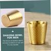 Mipcase 2pcs Stainless Steel Shaving Bowl for Men Foaming Bowl for Shaving Soap Simple Design for Daily Use and Giving view 2