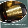 Mipcase 2pcs Stainless Steel Shaving Bowl for Men Foaming Bowl for Shaving Soap Simple Design for Daily Use and Giving view 3