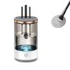 Brushly Pro Cosmetic Brush Cleaner, Makeup Brush Cleaner, Electric Makeup Brush Cleaner Machine, Automatic Spinning Makeup Brush Cleaner Fit Makeup Brush,Black,1PC view 1