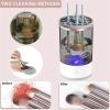 Brushly Pro Cosmetic Brush Cleaner, Makeup Brush Cleaner, Electric Makeup Brush Cleaner Machine, Automatic Spinning Makeup Brush Cleaner Fit Makeup Brush,Black,1PC view 4