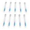 balacoo 10pcs Glitter Eyelash Extensions Brush Transparent Tube Eyelash Comb for Makeup Application Wands for Beauty and Eyebrow Grooming view 1
