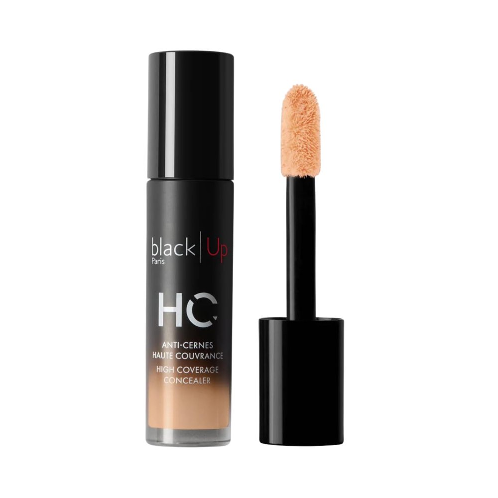Black Up High Coverage Concealer Full Coverage for Dark Circles, Wrinkles, Blemishes, Fine Lines & Imperfections Highly Pigmented Long Lasting Under-Eye & Face Makeup Buildable Intense Correction (01)