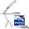 The Shave Factory Straight Edge Razor Kit - with Single Stainless Steel razors (Matte + Blue) view 1