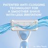 BIC EasyRinse Sensitive Anti-Clogging, Refillable Women's Razors With 4 Blades, 1 Razor Handle and 3 Refill Razor Cartridges Razor Kit view 4