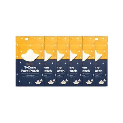 Hanhoo T-Zone Pore Patch Bundle, 24 Pore Patches, 24 Triangle Blemish Patches, Improves Look of Clogged Pores, Mattifies, Shrinks Pimples on T-Zone, Blackhead and Acne Treatment, Korean Skincare