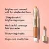 ICONIC LONDON Radiant Concealer & Brightening Duo | Creamy Liquid + Brightening Crayon Dual Ended Concealer, Cruelty Free, Vegan Makeup (Warm Tan) 0.08 oz view 2
