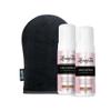 Loving Tan 2 HR Express Mousse, Dark (2 Pack) + Mitt- Streak Free, Natural looking, Professional Strength Sunless Tanner- Up to 5 Apps/Bottle, Cruelty Free, Naturally Derived DHA- 4 FL Oz view 1