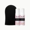 Loving Tan 2 HR Express Mousse, Medium (2 Pack) + Mitt - Streak Free, Natural looking, Professional Strength Sunless Tanner- Up to 5 Apps/Bottle, Cruelty Free, Naturally Derived DHA- 4 FL Oz view 1