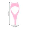 3Pcs Pink Lashes Buddy Eye Lash Mascara Guard Applicator Eyelash Comb Easy to Clean Fits Eye Shape 3-in-1 Faux Crystal Eyelash Brush Female Supply Mascara BrushesMakeup Brushes and Tools view 2