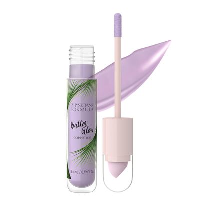 Physicians Formula Butter Glow Corrector, Neutralizes Dark Discoloration & Corrects Under-Eye Area, Infused with Illuminating & Moisture Boosting Ingredients- Yellow