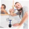 Angoily 3pcs Safety Razor Stand Double Edge Razor Storage Base Manual Holder Tidy Bathroom Accessory view 3
