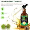 KPNEMA Jamaican Black Castor Oil with Hair Oil Application, Black Castor Oil Organic for Skin Care, Promote Hair Growth, 100% Cold Pressed Unrefined Oil for Body and Face view 2