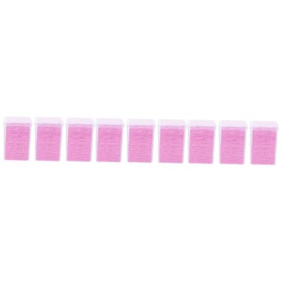 Beaupretty 1800pcs Eyelash Extension Wiping Glue Bottle Tool Cotton Wipes Removal for Beauty Salons Cosmetology Schools Compact Portable