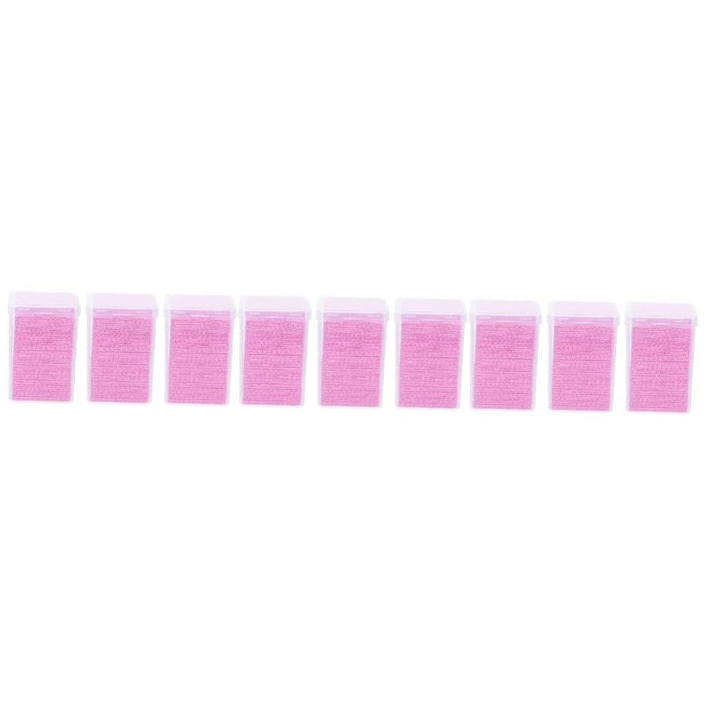 Beaupretty 1800pcs Eyelash Extension Wiping Glue Bottle Tool Cotton Wipes Removal for Beauty Salons Cosmetology Schools Compact Portable