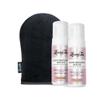 Loving Tan Deluxe Bronzing Mousse, Medium (2 Pack) + Deluxe Applicator Mitt - Streak Free, Natural looking, Professional Strength Sunless Tanner - Cruelty Free, Naturally Derived DHA - 4 FL Oz view 1
